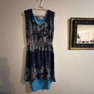 Creative Commune Dress Women's Size Large  Sleeveless Silk Sheath